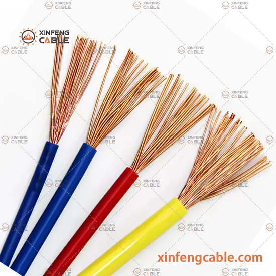 Copper Conductor PVC Insulated Flexible Electric Wire RV PVC Cable Household Power Cable Electrical Wire