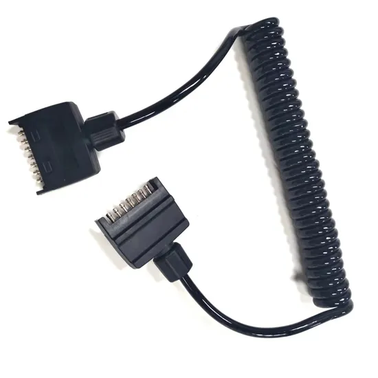 7pin Flat Plug Coiled 7