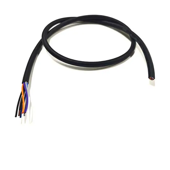 Trvv 6X0.5mm2 Bending Resistant High Flexible Towline Control Cable Copper Core Robot Cable 