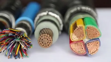 IEC 60502 600/1000V 3 Phase 4 Core Low Voltage XLPE Insulated PVC Sheathed Armoured Flexible Electrical Power Cable Electric Cable Supplier (YJV/YJV22