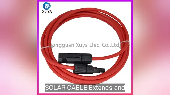 Copper Strand Solar Extension with Female & Male Connectors (on Both Ends/on Single end) Adapter Extends and Locks Built